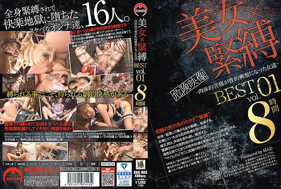 BAK-006 日本語 DVD ジャケット 483 分